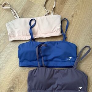 Gymshark bandeau bra bundle